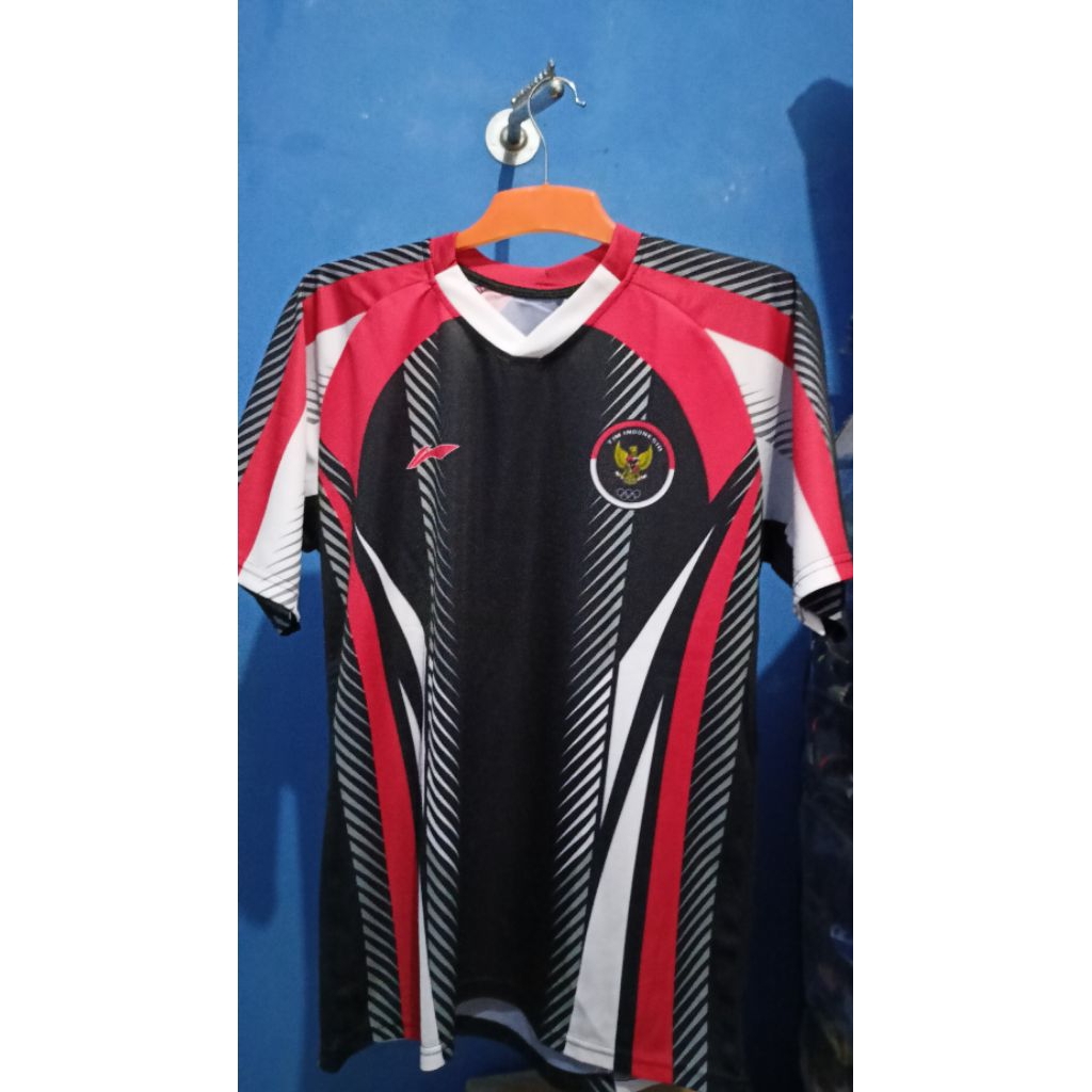 Kaos Jersey Timnas Indonesia Badminton Bulutangkis Olimpiade Tokyo 2020