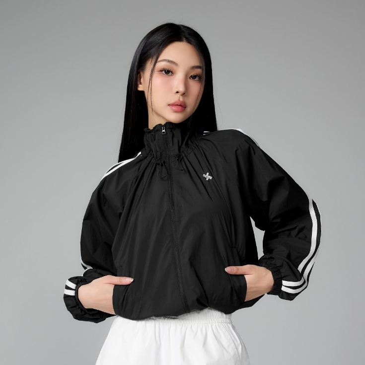 XEXYMIX Shearlight Trackline Windbreak Jaket Olahraga Wanita - XFL1JL1103