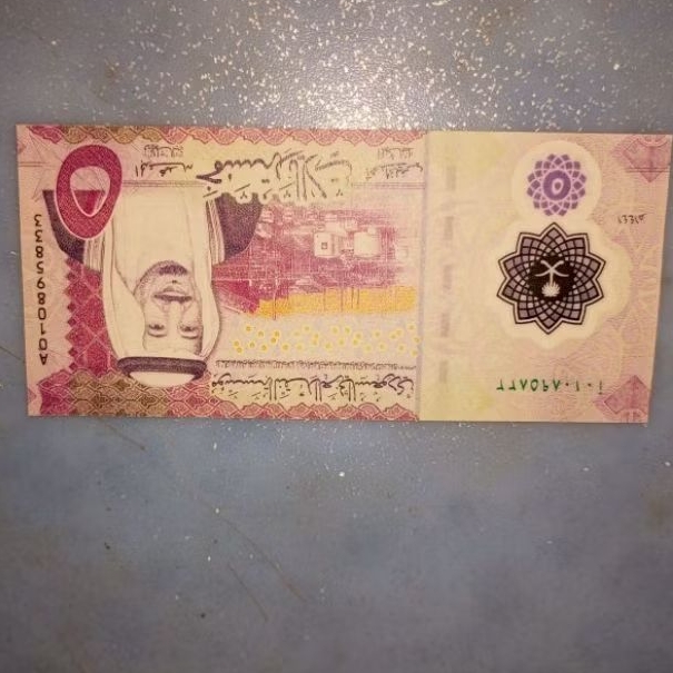 uang riyal Arab Saudi 5 riyal polimer