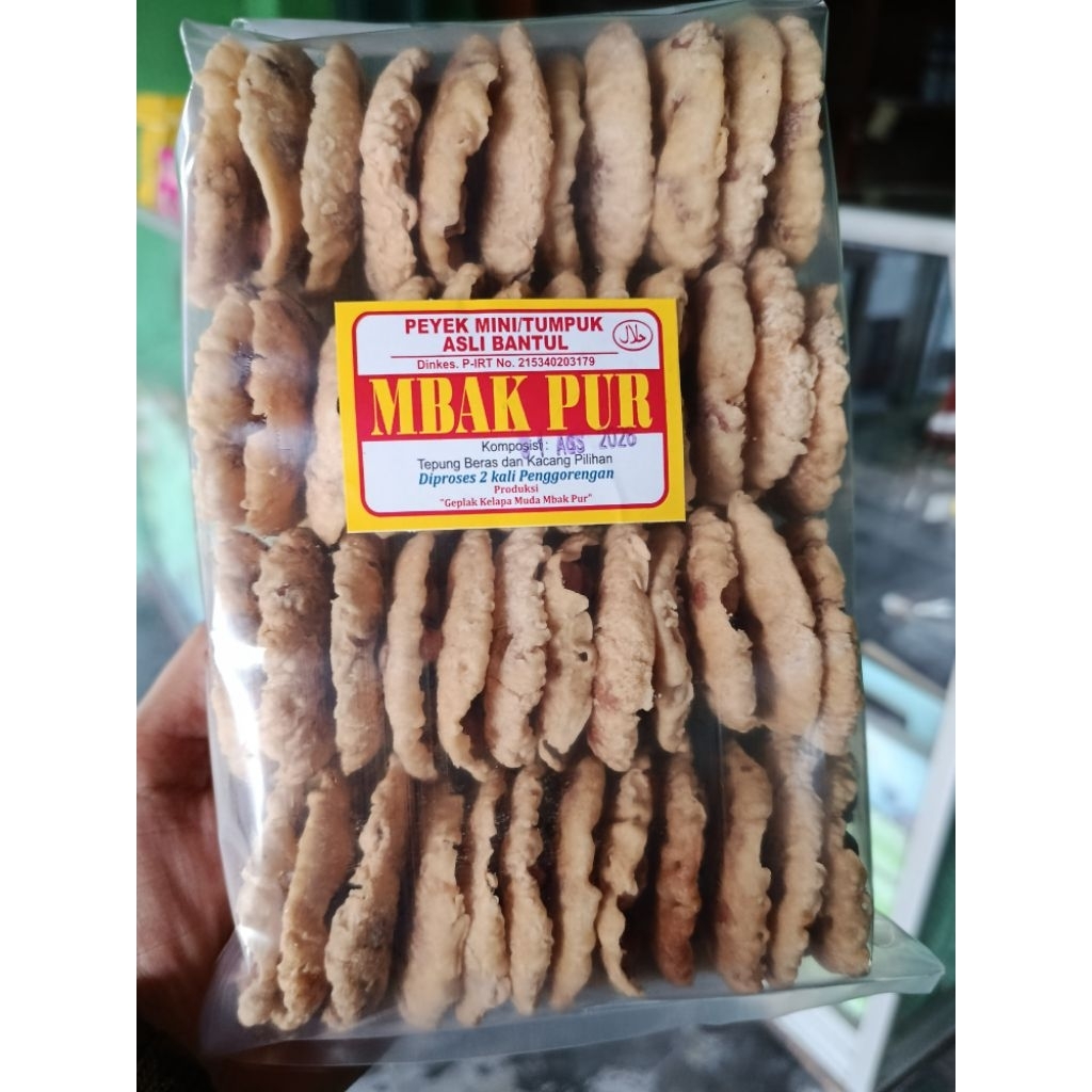 Peyek Kacang Mini/Tumpuk Khas Bantul Jogja 350 Gram
