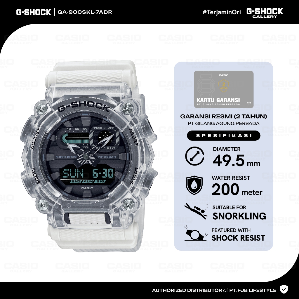 G-shock Jam Tangan Original GA-900SKL-7ADR