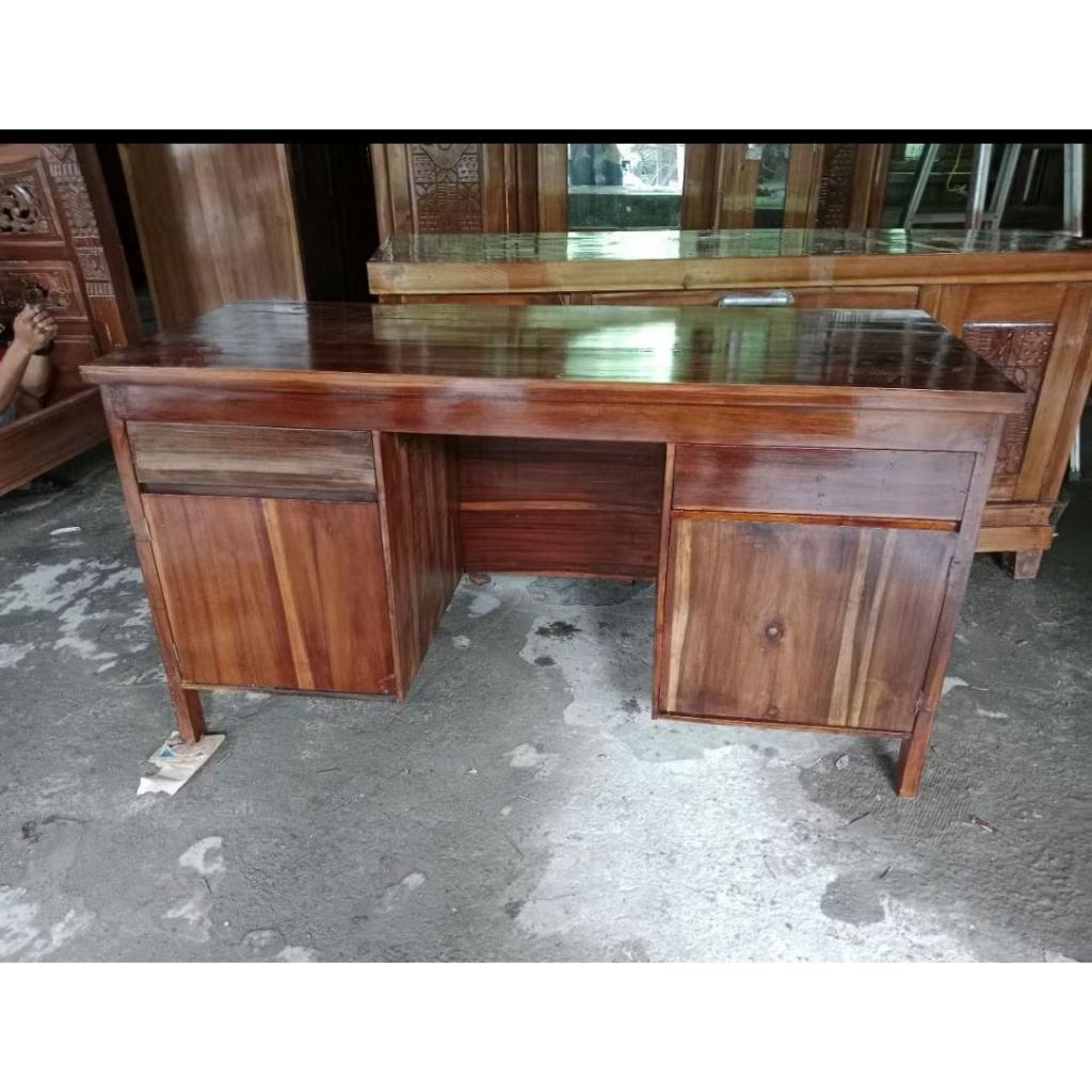 Meja Tulis Jati Meja Kantor Jati1 Biro/trinityjayafurniture