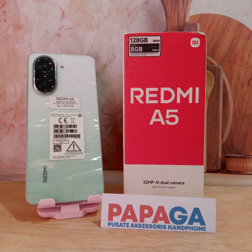 REDMI A5 RAM 4/128 LIKE NEW FULLSET ORIGINAL HP SECOND
