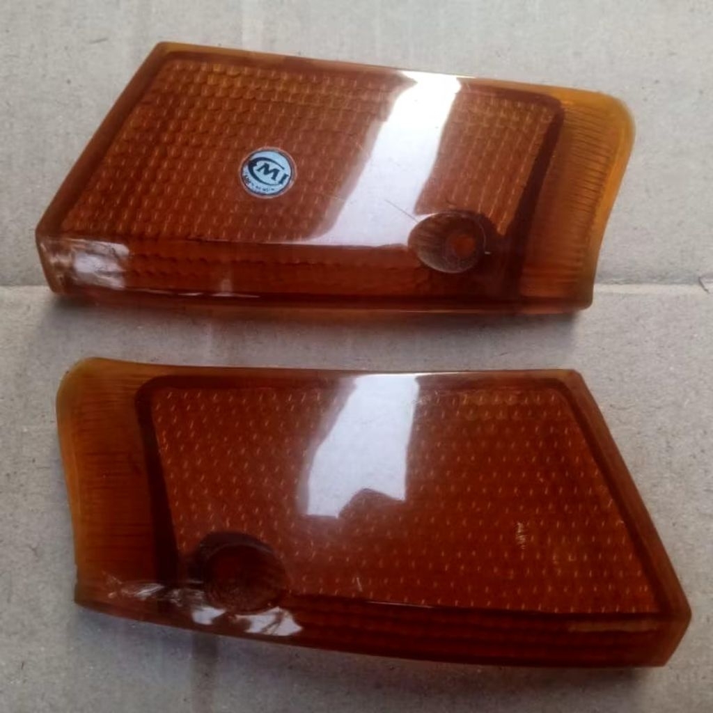Mika Kaca Lampu Sein Sen Depan Suzuki Tornado Shogun Kebo Kuning