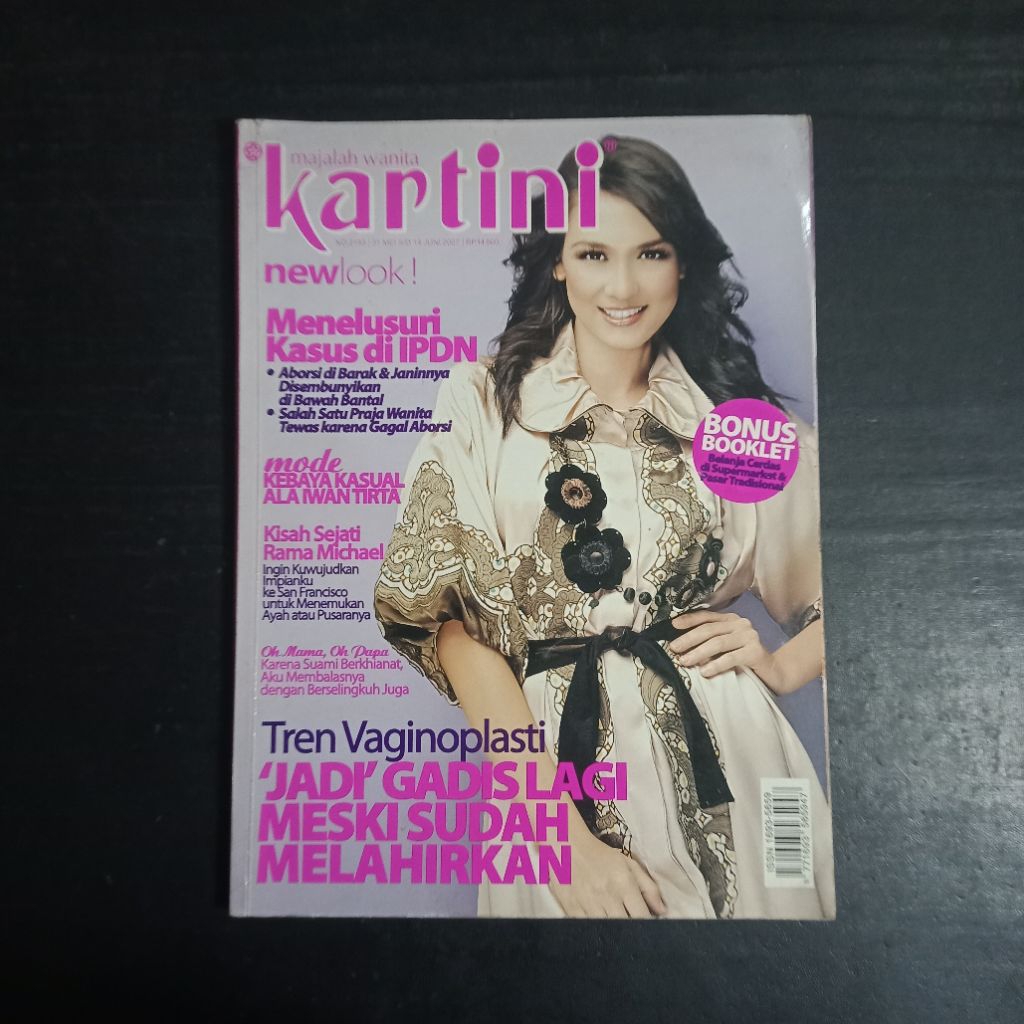Majalah Wanita Kartini Edisi 31 Mei-14 Juni 2007: Jadi Gadis Lagi Meski Sudah Melahirkan