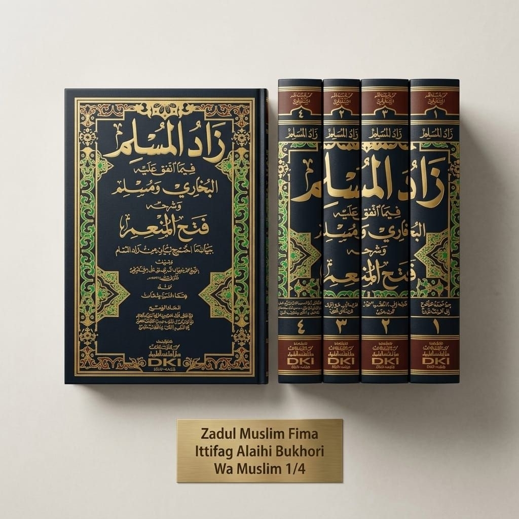 Zaadul Muslim Fima Ittafaqo Alaihi Bukhori Wa Muslim 1-4 / Putih / DKI Beirut