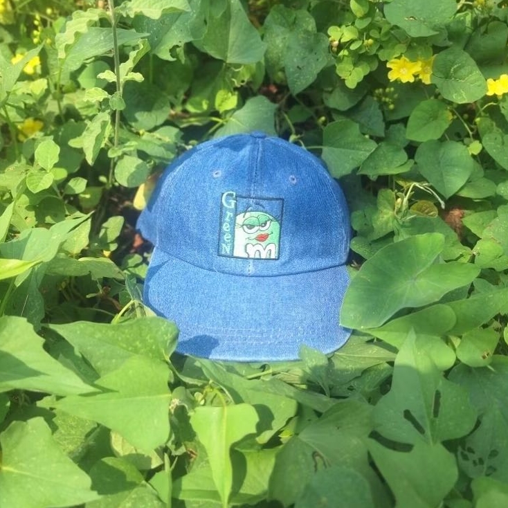 Vintage M&M Green Character Full Jeans Cap