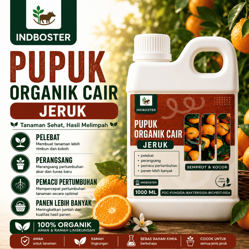Pupuk Jeruk Manis / Pupuk Pemanis Buah Jeruk / Pupuk Booster Jeruk Manis / Pupuk Organik Booster Jer
