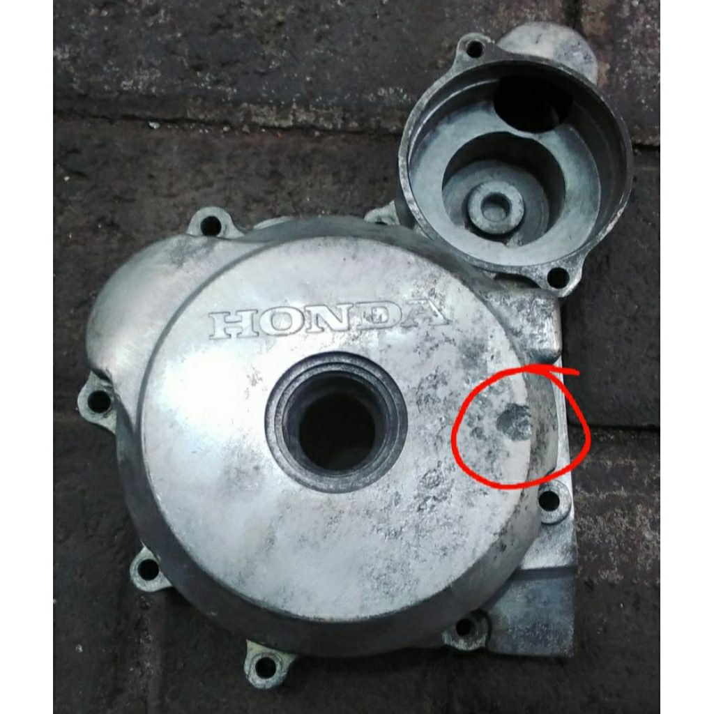 Kalter Kiri Blok Tutup Magnet Megapro Hiu Primus Double Stater Original Copotan Motor