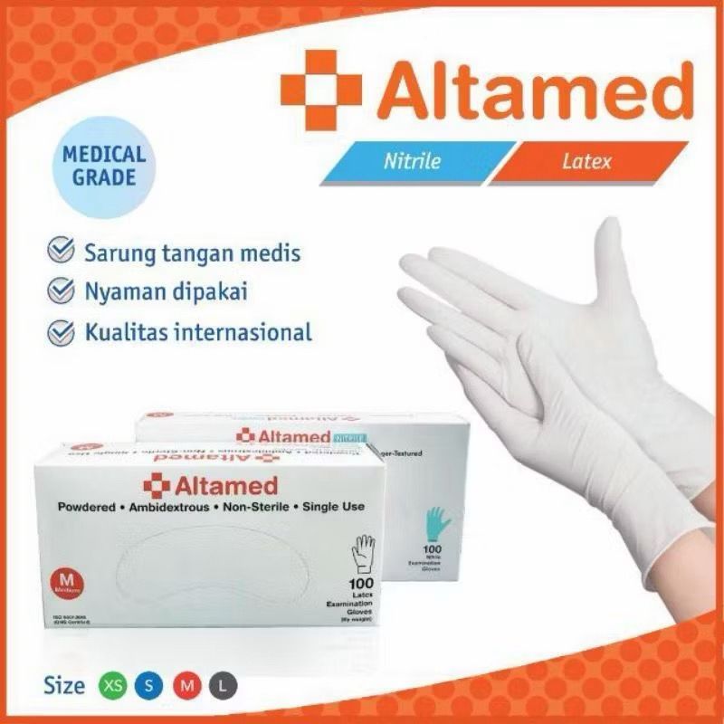 Handscoon Non Steril Altamed