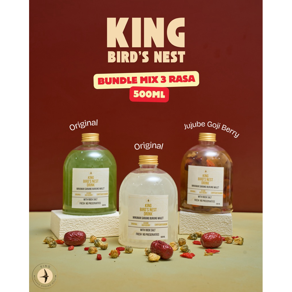 King Sarang Walet - Birds Nest Healthy Drink Minuman Kesehatan Sarang Burung Walet 500ml