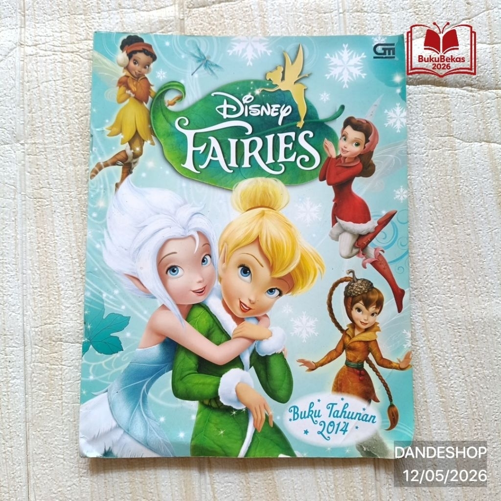 Disney Fairies Buku Tahunan 2014 - Buku Cerita Anak Bekas Preloved
