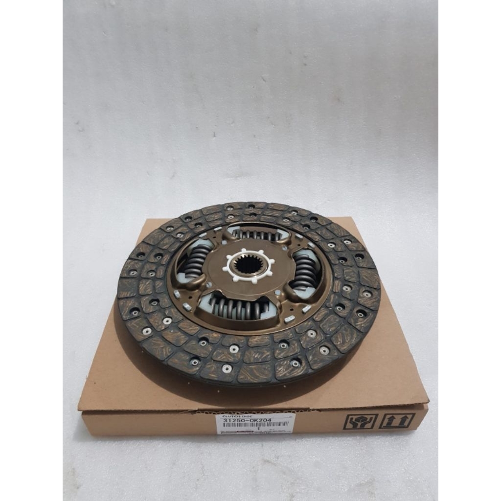 PLAT KAMPAS KOPLING CLUTCH DISC ASSY HILUX FORTUNER 2.5 2500CC 2KD 31250-0K204 TOY QUALITY