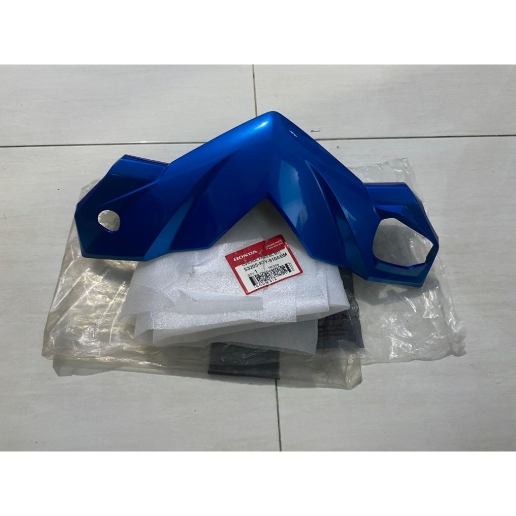 53205 KVY 910ABM Batok lampu depan beat karbu karburator biru muda original baru AHM
