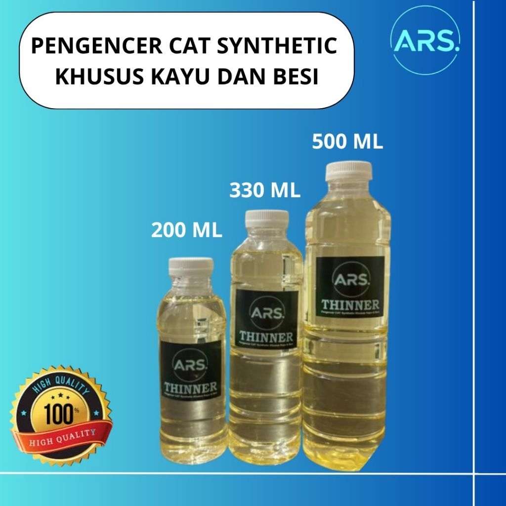 Thinner Botol 200 mL / Pengencer Cat / Thinner B / Synthetic