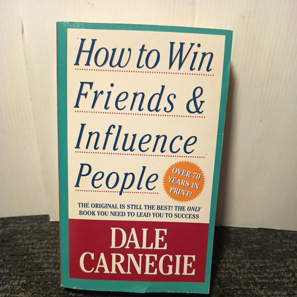 how to win friends & influence people - dale Carnegie (preloved buku ori)
