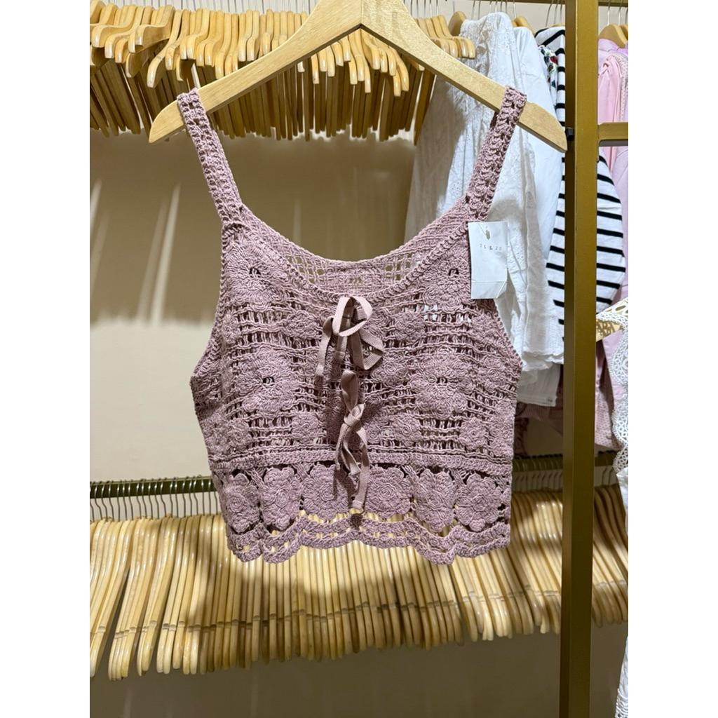 Axes femme vest crop rajut