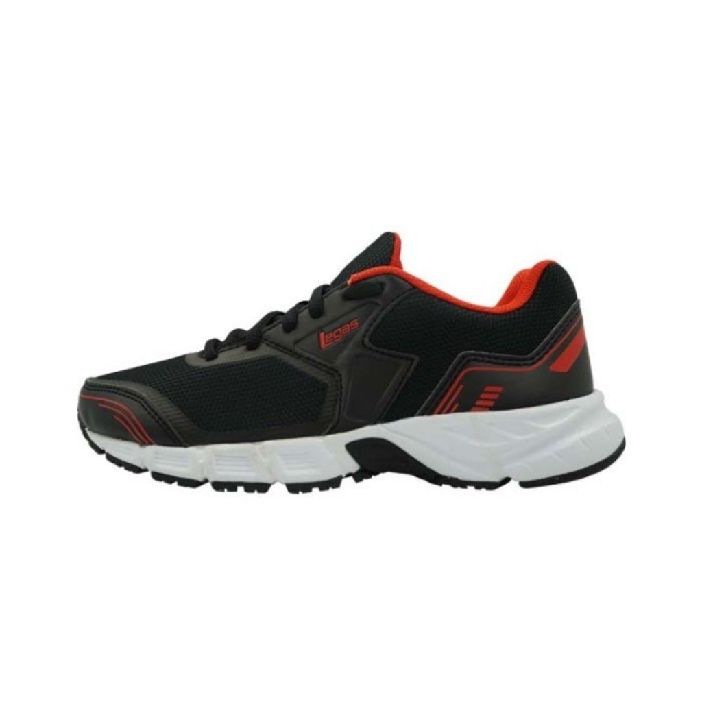 Sepatu League Legas Phasma LA U Hitam Running Shoes Pria Wanita Original