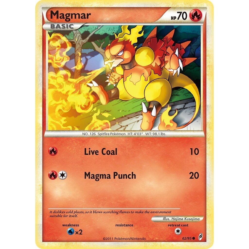 Tcg Pokemon Magmar COL 2011 Eng