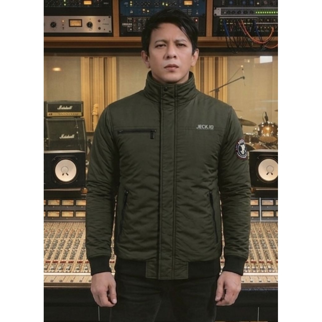 Jaket Ariel Noah Hijau Army Jaket Peterpan Jaket Taslan Premium Waterproof Jaket Jackman Terbaru Jak