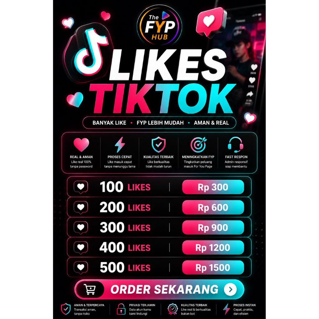 TIK TOK Likess Fast Tambah Likes FYP Global Fast HQ Permanen TIKTOKK Beli Like TIKTOK.FYP Permanen