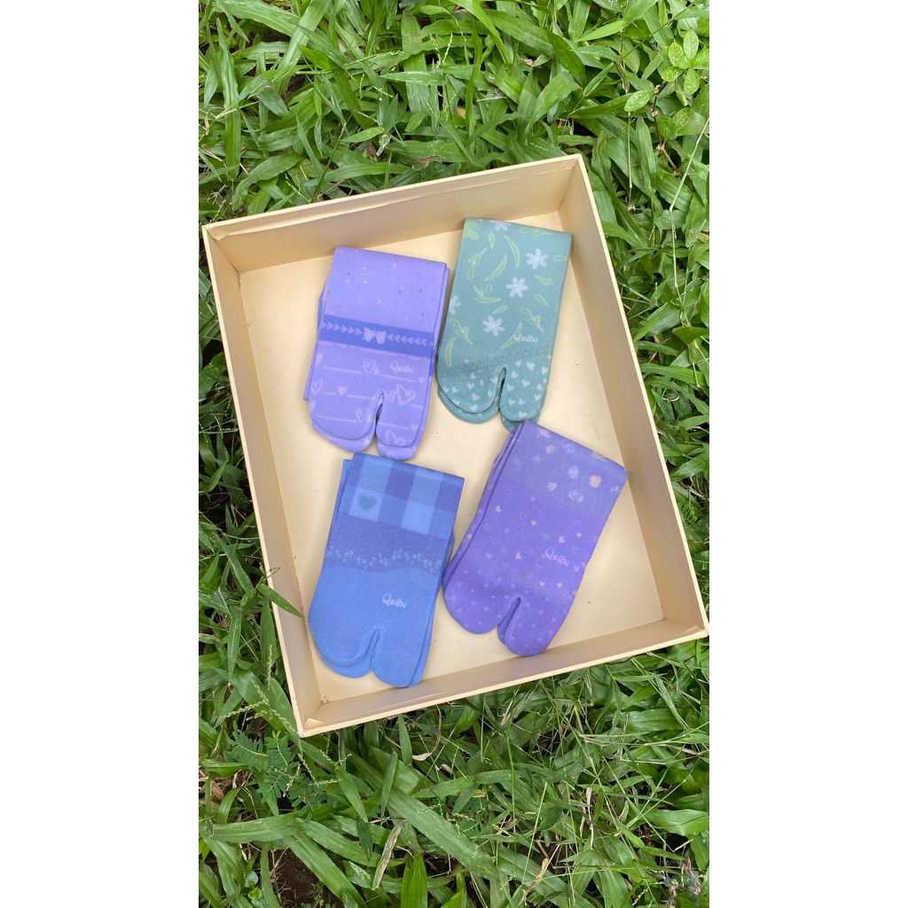 Kaos kaki printing dewasa Qolbi