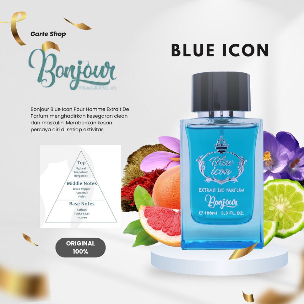 Bonjour Blue Icon 100% Original BNIB