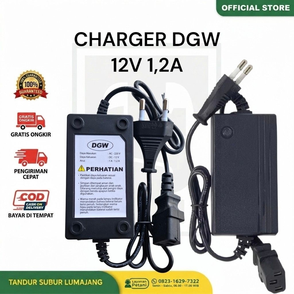 Charger Tangki Sprayer DGW Original DGW Cas Pompa Semprot Elektrik