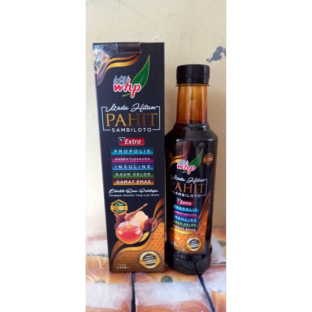 MHP WHP MADU HITAM PAHIT PLUS INSULIN Smbiloto Herbal Diabetes