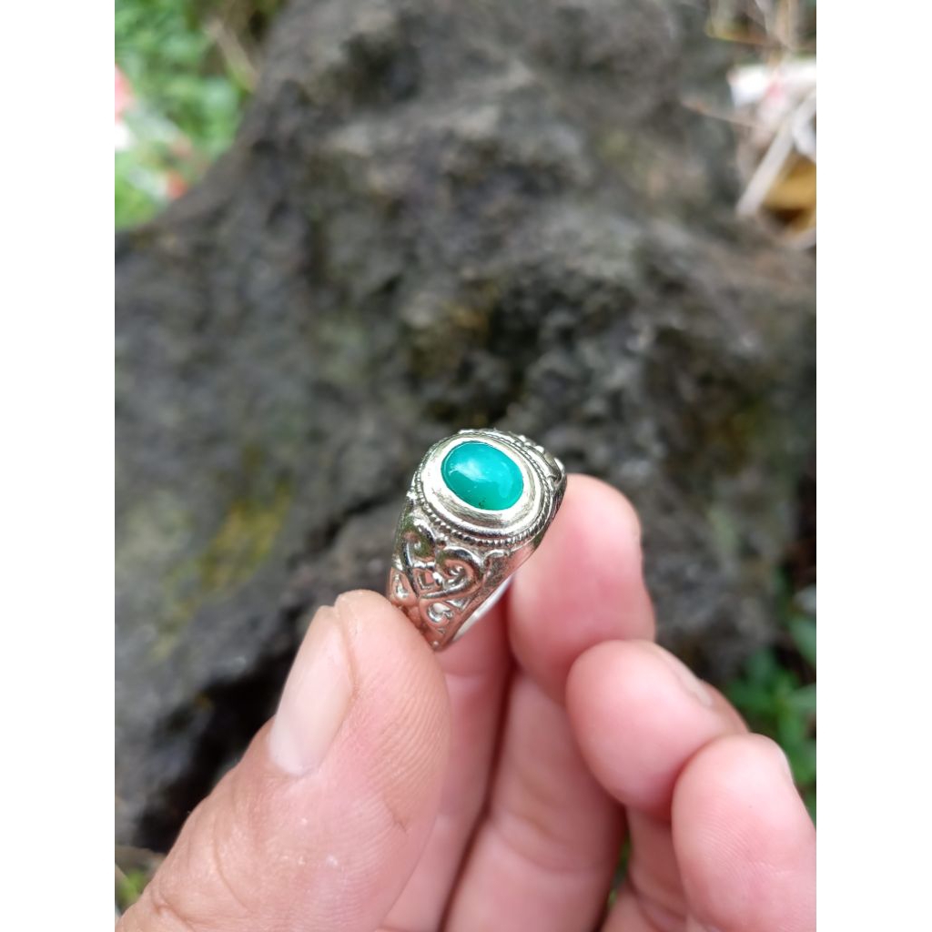 Batu hijau Garut asli ( Real pict )