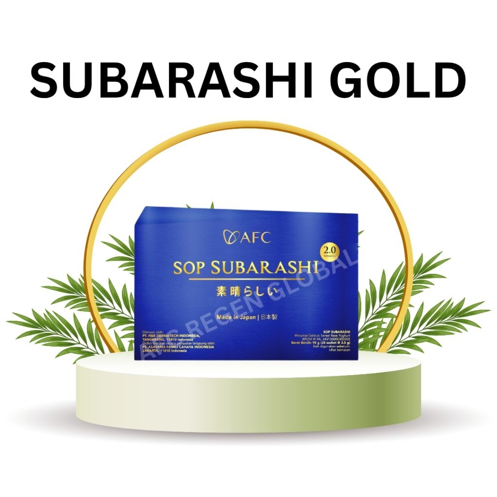 SOP SUBARASHI ASLI JAPAN 14SACHET
