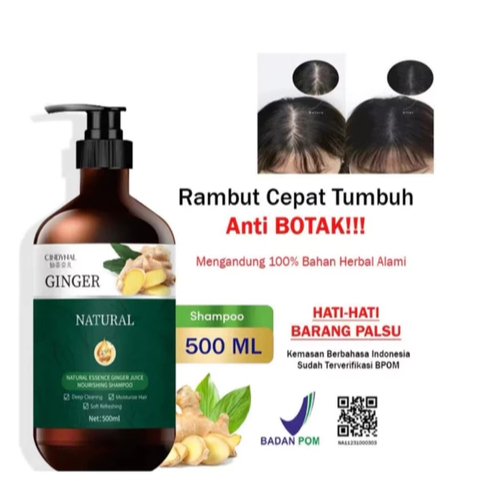 Shampoo Natural Ginger 500ml original Bpom ns