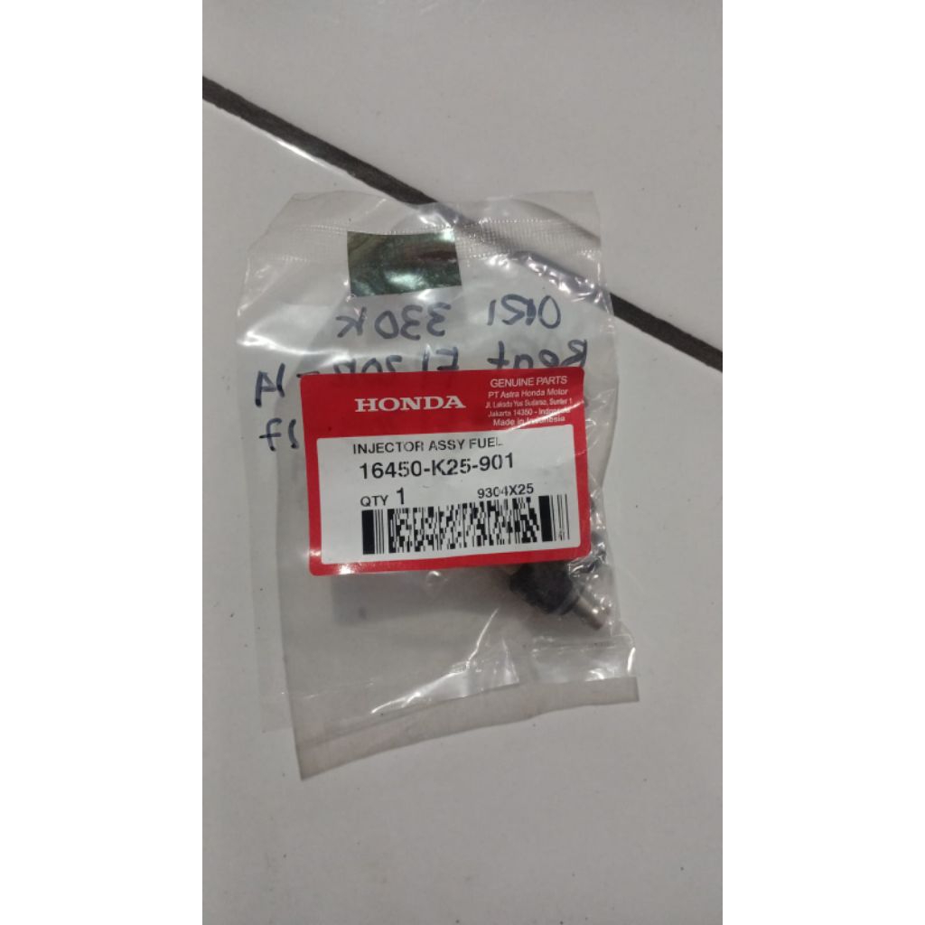 injector injektor Assy beat fi 2012-2014 Scoopy fi 2013-2017 Original AHM 16450-K25-901