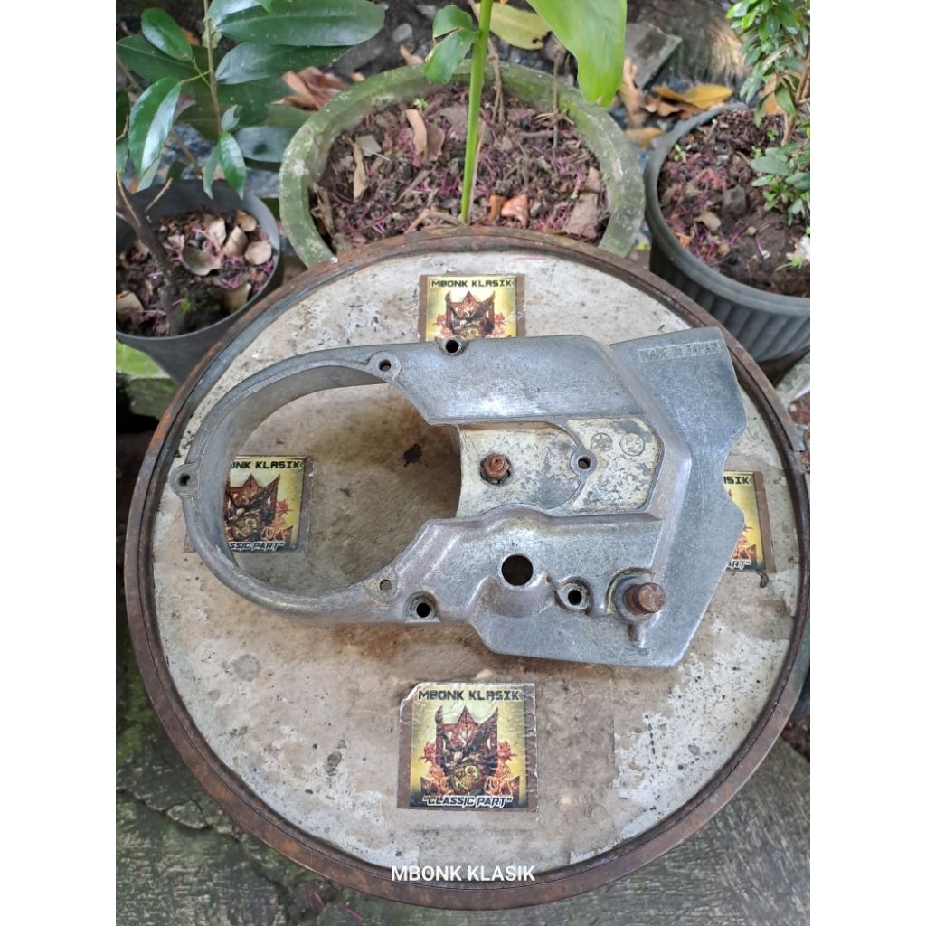 cover tutup kalter kiri bak magnet yamaha rx100 ORIGINAL cover tutup magnet rx 100 bak stut kopling 