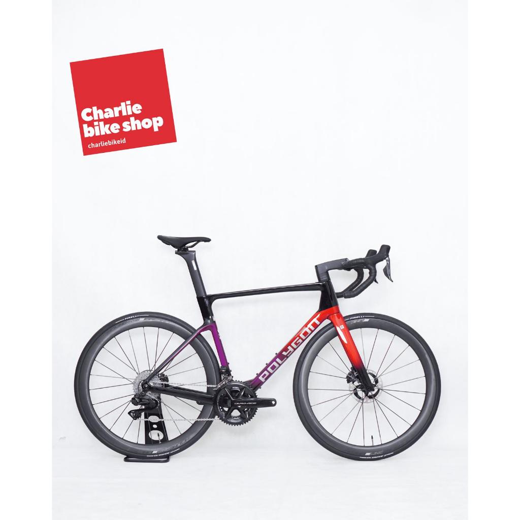 Polygon Sepeda Balap Carbon Helios A9 DuraAce Di2 With Power Meter - Carbon Roadbike UCI Approved
