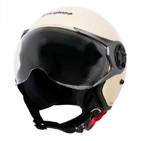 Cargloss YRM Original kaca pilot free box helm Cream / Avorio Naide