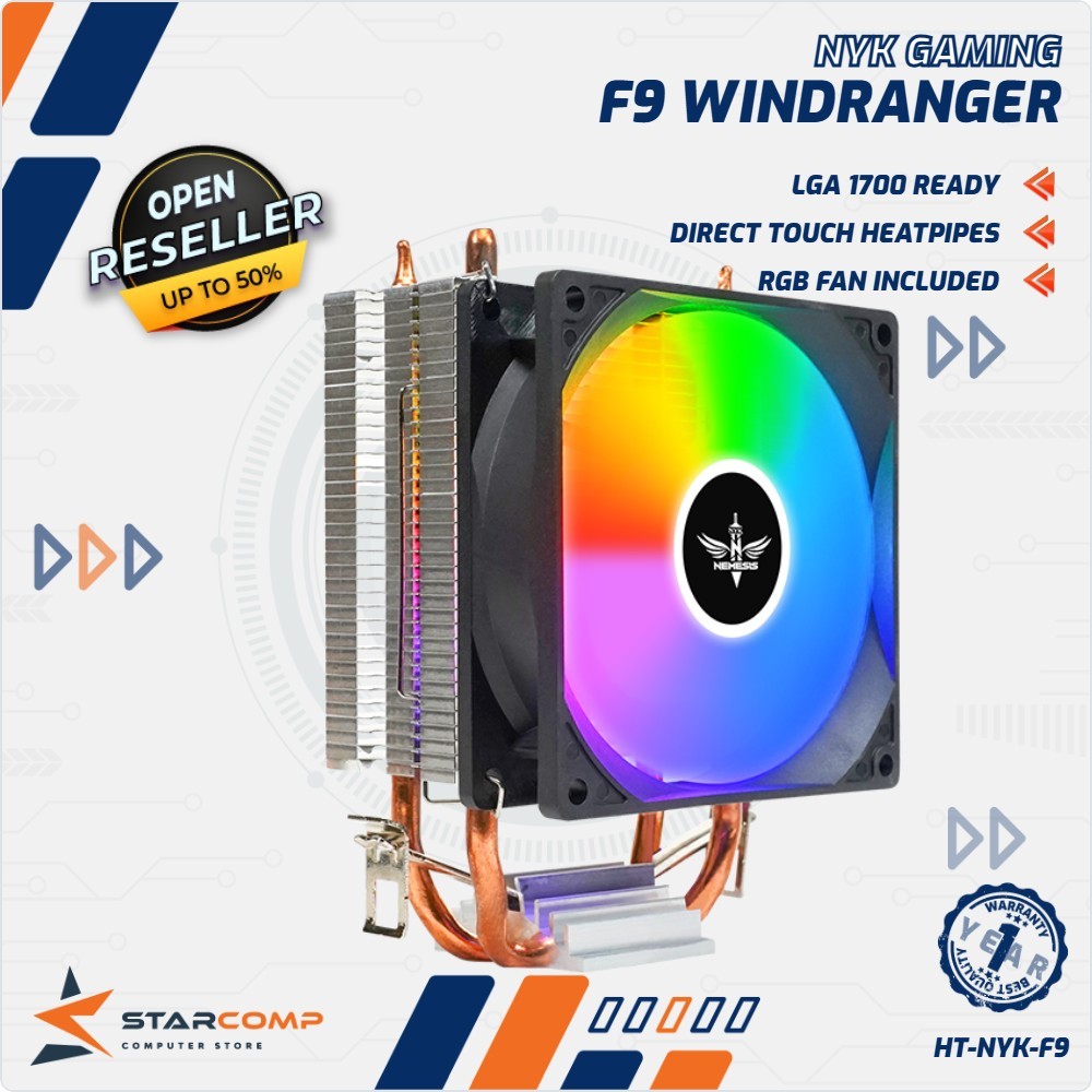 NEMESIS Fan Cooler WINDRANGER F9 Hight Speed