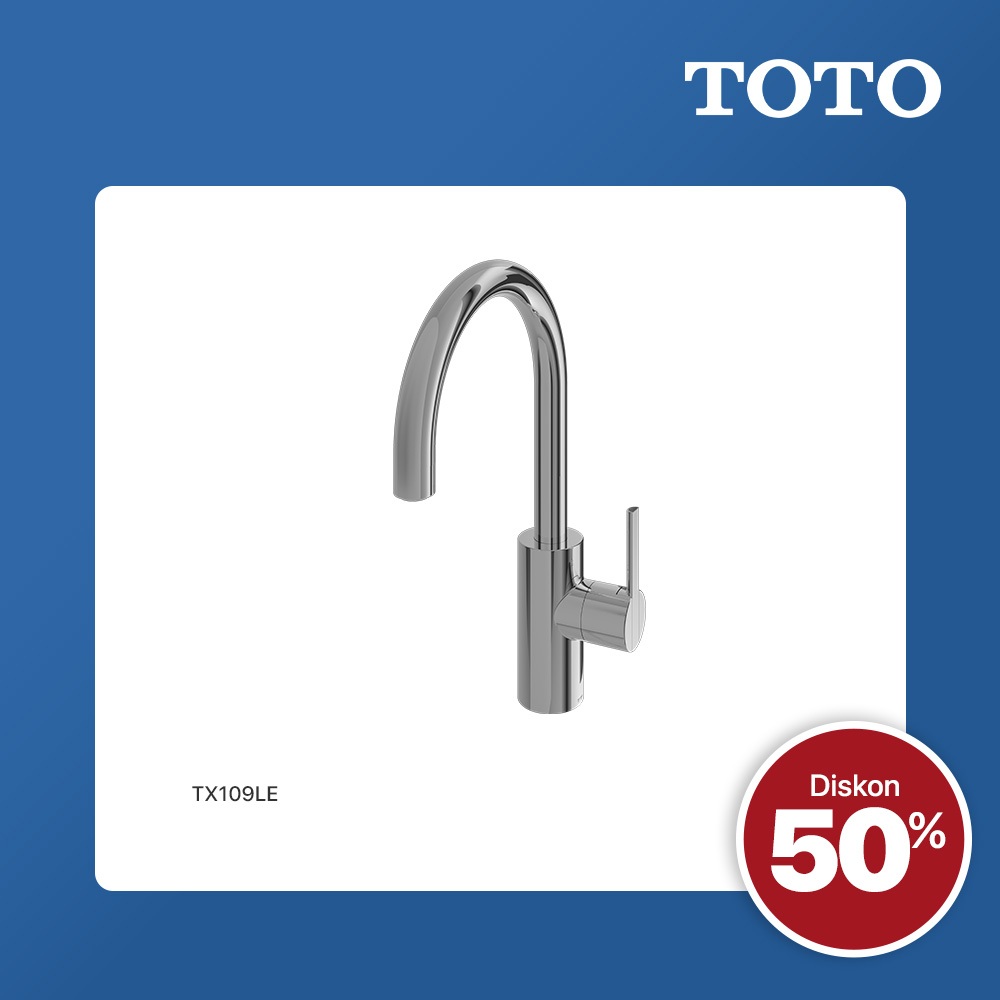 TOTO Ego Single Lever Lavatory Faucet / Keran Wastafel TX109LE