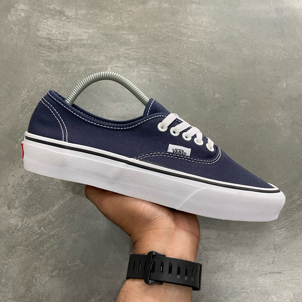 [Size 41] Vans Authentic Classic Dress Blue Navy White Second Kondisi Mulus Nominus Like New Anggap 