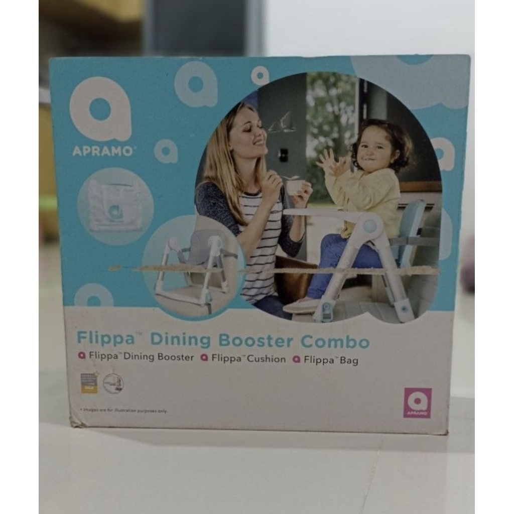 Apramo Flippa Dining Multi Booster Combo Seat & Diaper Bag Kursi Lipat Anak Bayi Bangku Duduk Portab