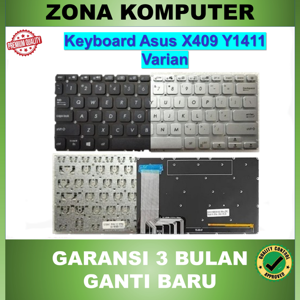 Keyboard Asus ExpertBook X409 Y1411 P1411 Y1411CDA-BV426T Black Backlight Backlite