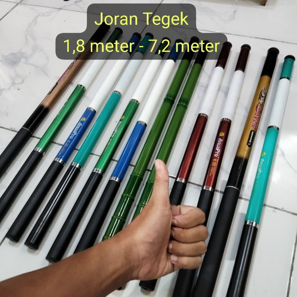 Tegek Bendera 7 meter, Joran Tegek Pancing kuat Tongkat Bendera sholawat