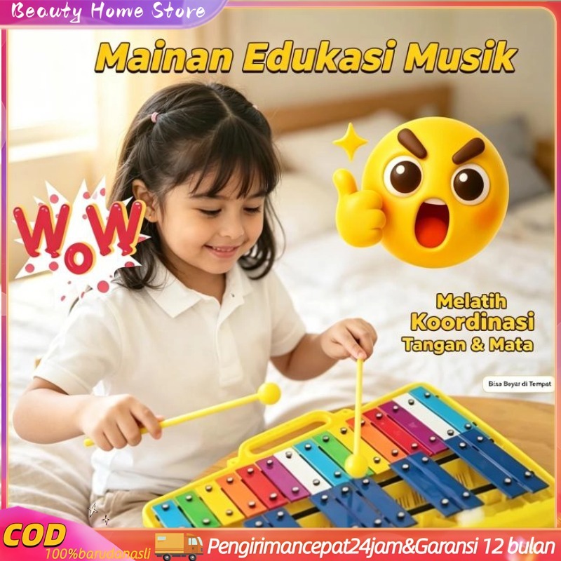 Colorful 25 Notes Glockenspiel Xylophone Percussion Rhythm Musical 25Notes Glockenspiel Xylophone Ha