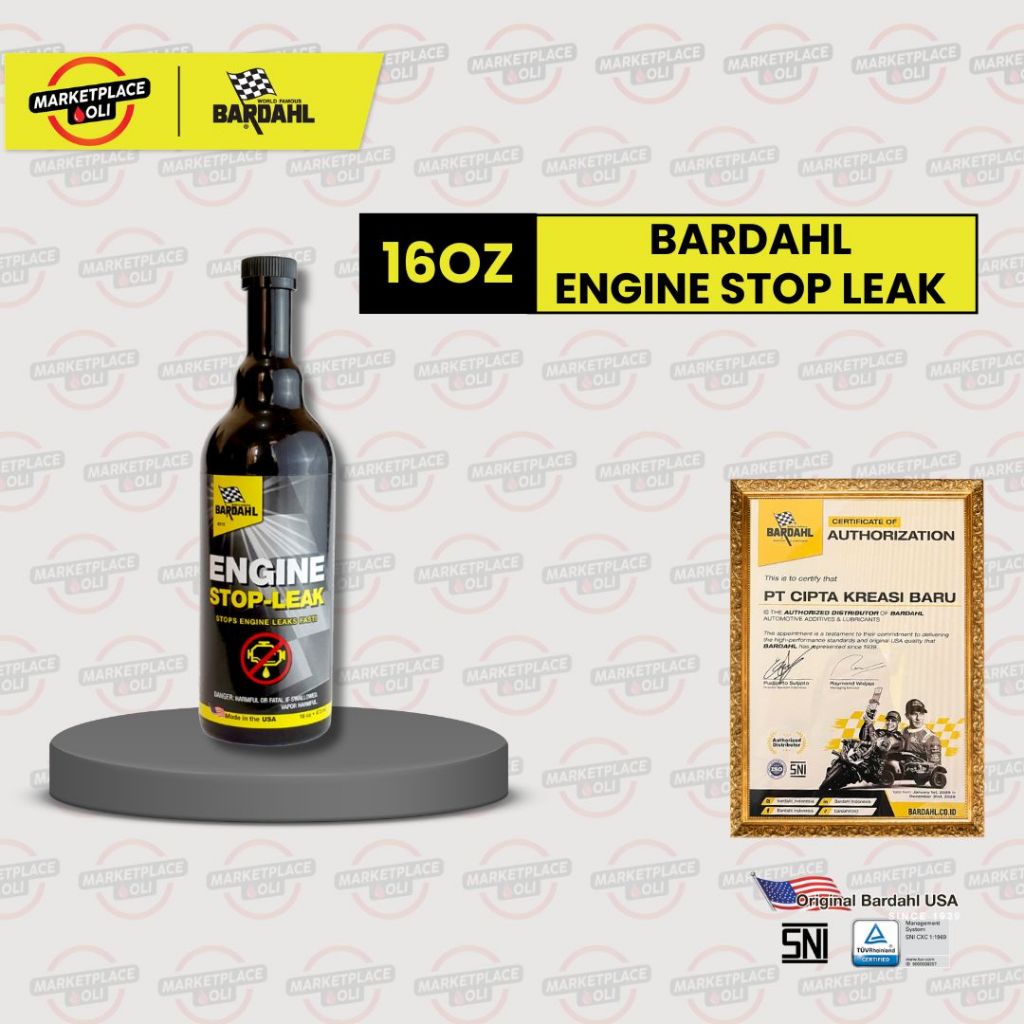 Bardahl Engine Stop-Leak - Aditif Oli Mesin (473ML)