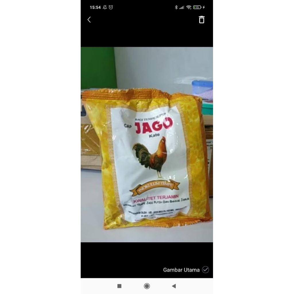 RAGI TEMPE KUALITAS TERBAIK CAP AYAM JAGO ORIGINAL KUALITAS TERJAMIN READY