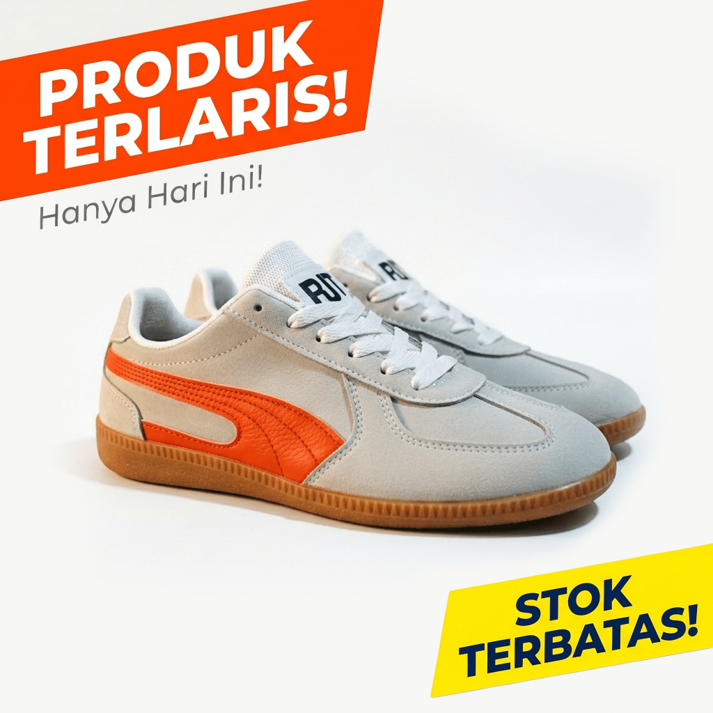Sepatu Sneaker Pria Premium RJT Store Trendi Kekinian Style Casual & Modis Hangout Fashionable Keren