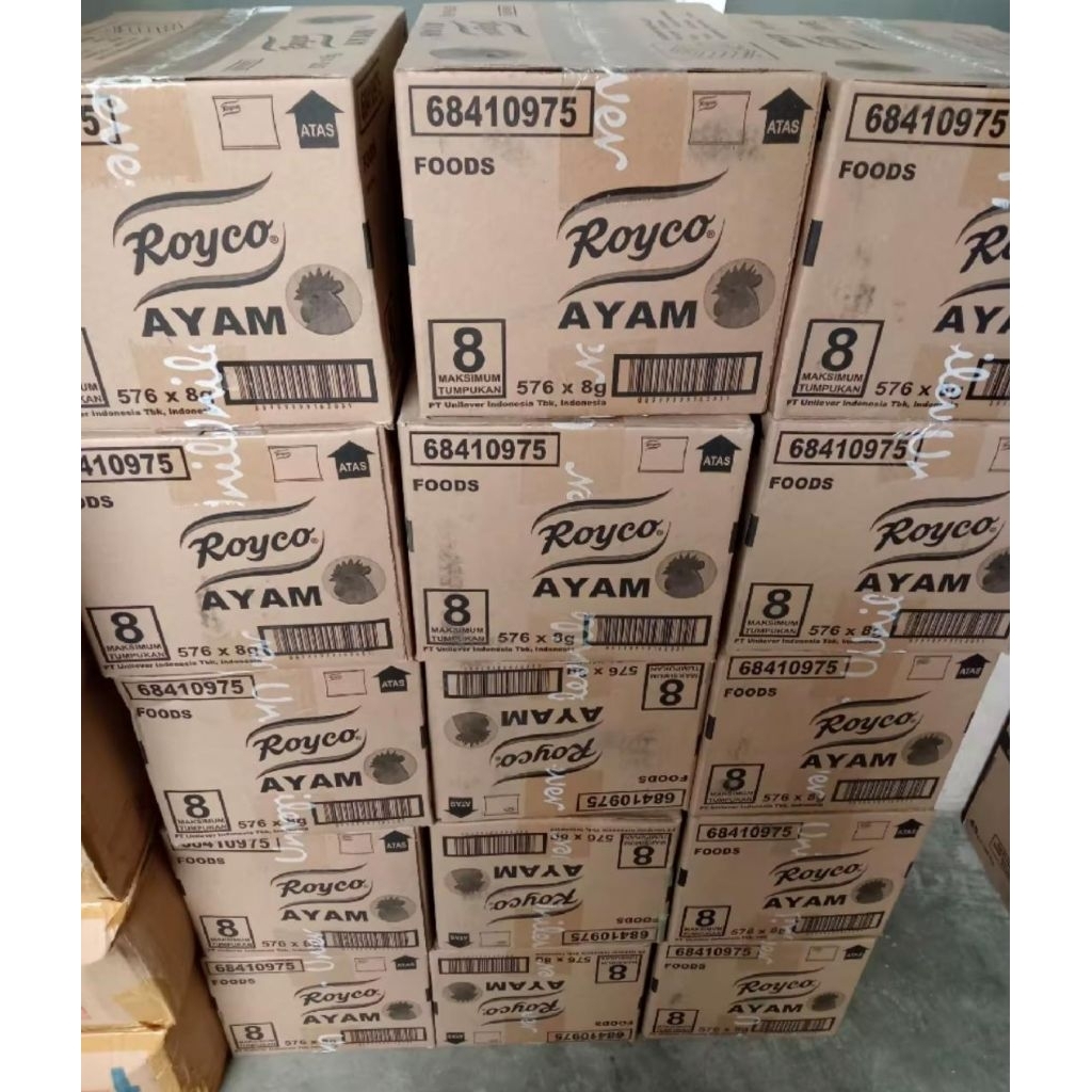 Royco Masako Bumbu Masak Ecer Kartonan 576x8gr rasa ayam 1 dus