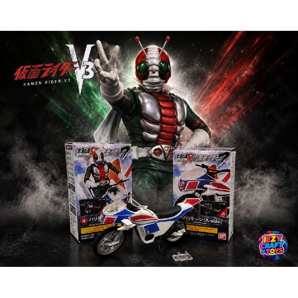 Shodo X motor kamen rider v3 motorcycle