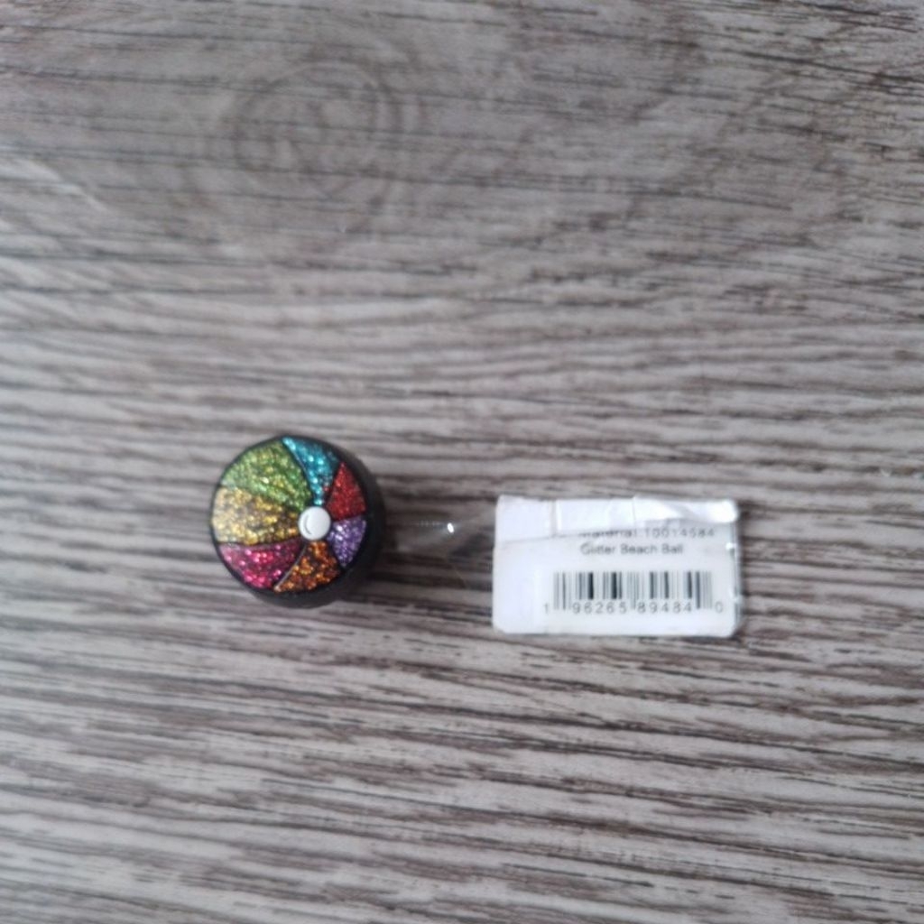 Jibbitz Glitter Beach Ball