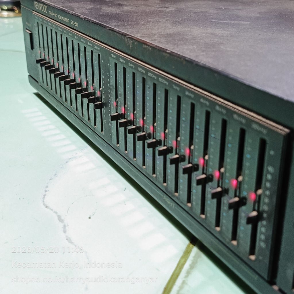 Equalizer KENWOOD GE-55 24 Channel – Baca Deskripsinya
